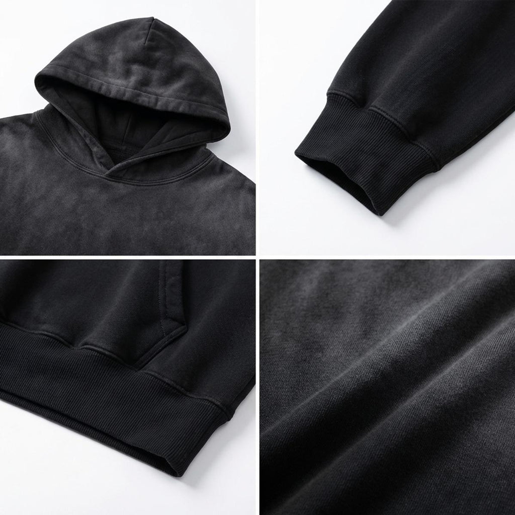 Men’s Vintage Wash Pullover Hoodie|420GSM DTF