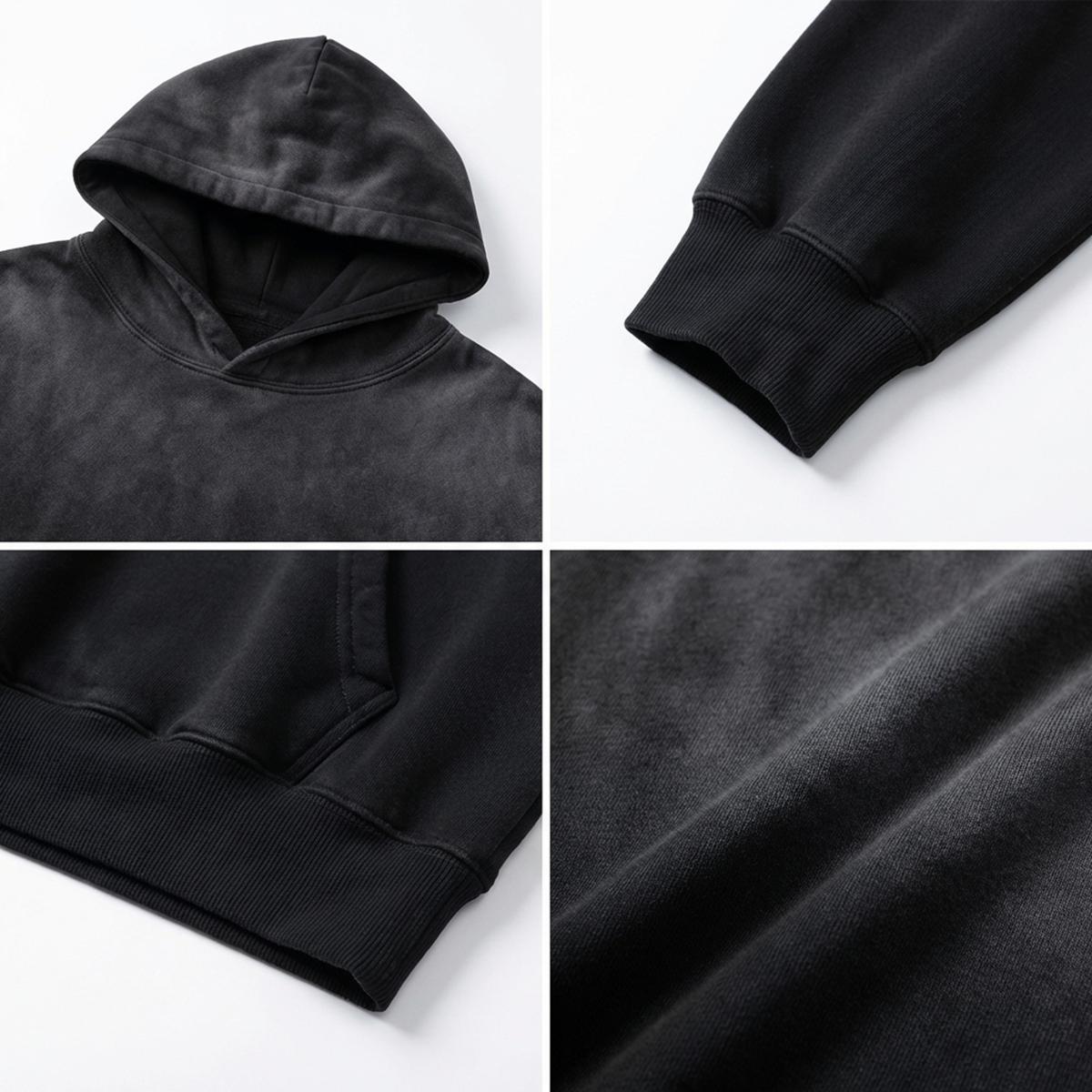 Men’s Vintage Wash Pullover Hoodie|420GSM DTF